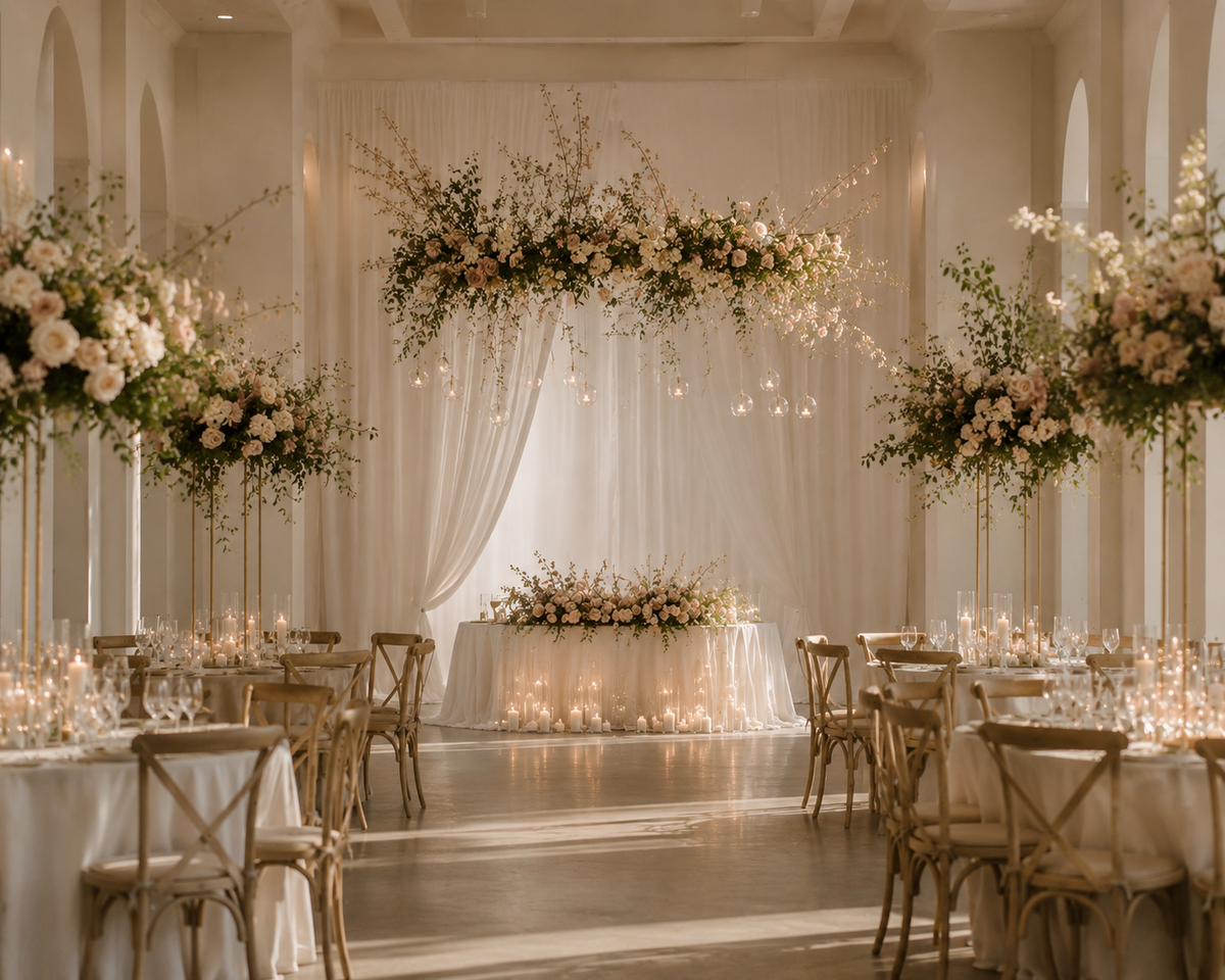 Floating Floral Installation