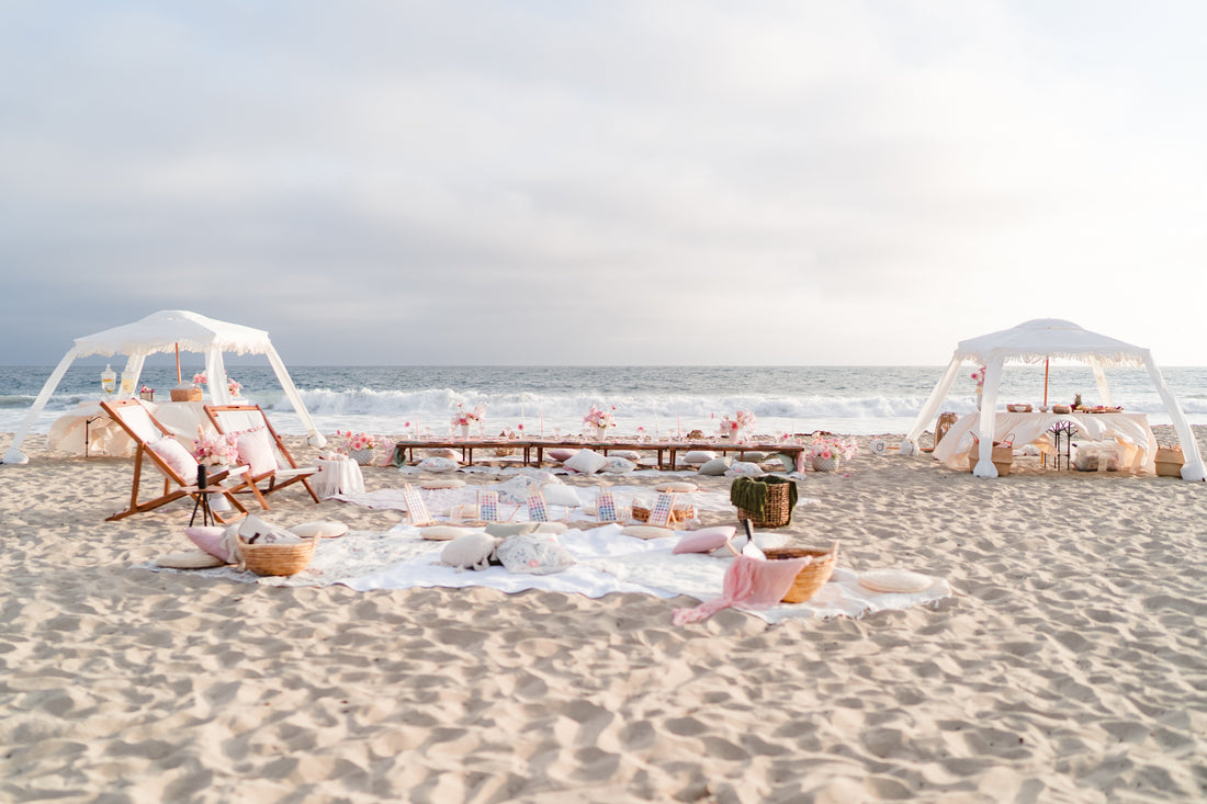 How to Create a Complete Beach Celebration: Add a Food & Drink Station to Your Picnic