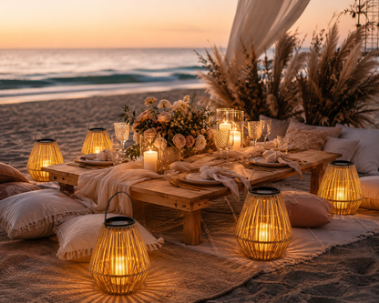 Rental Woven Solar Lantern Collection