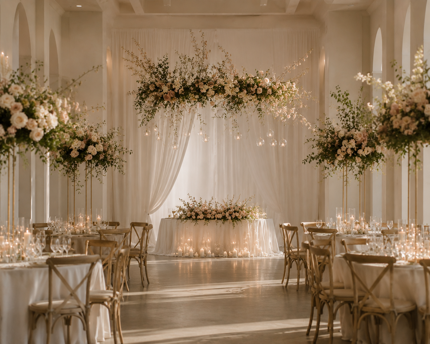 Floating Floral Installation