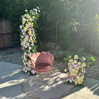 Luxury Faux Floral Arch